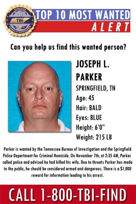 joseph parker wife|tennessean springfield murder.